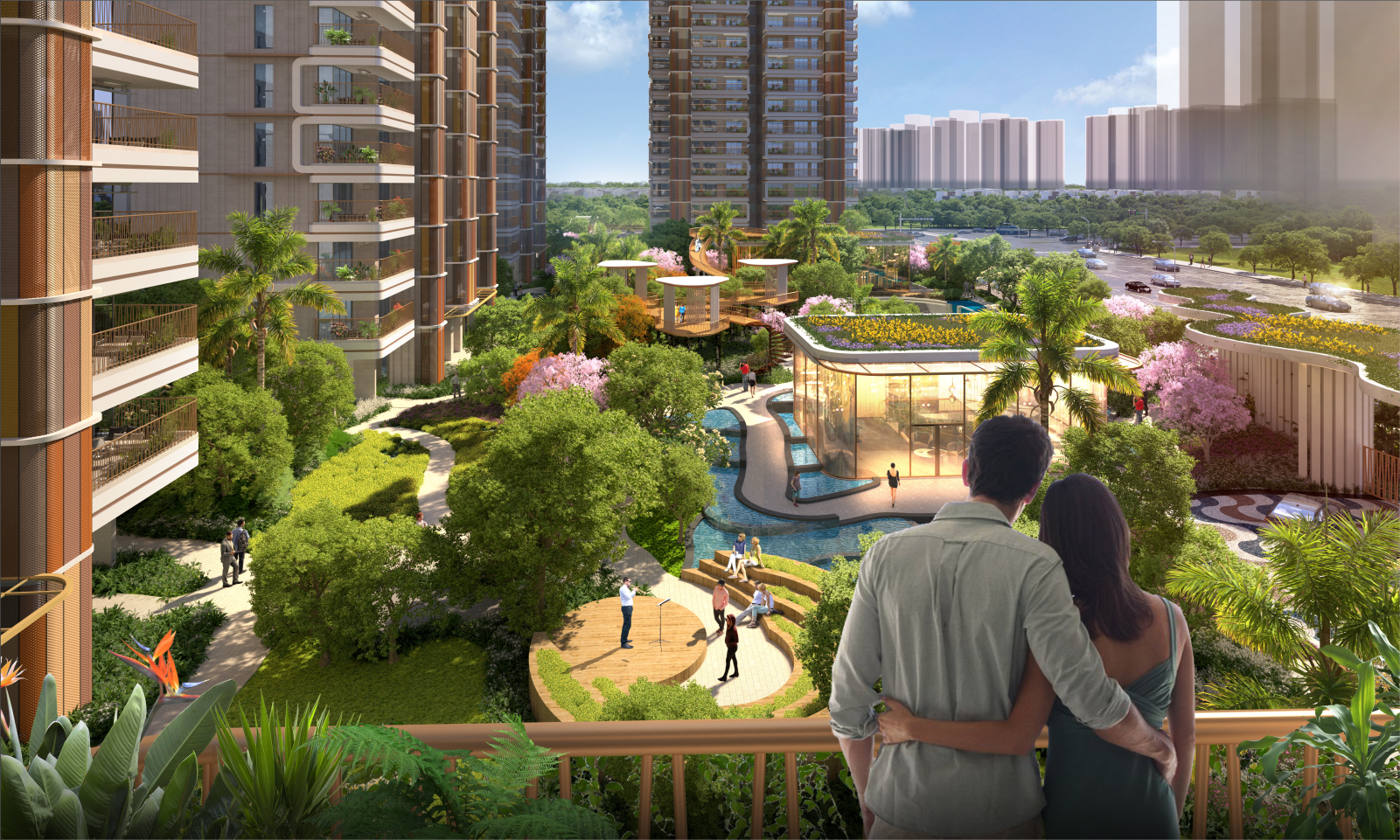 Maesta pool and deck