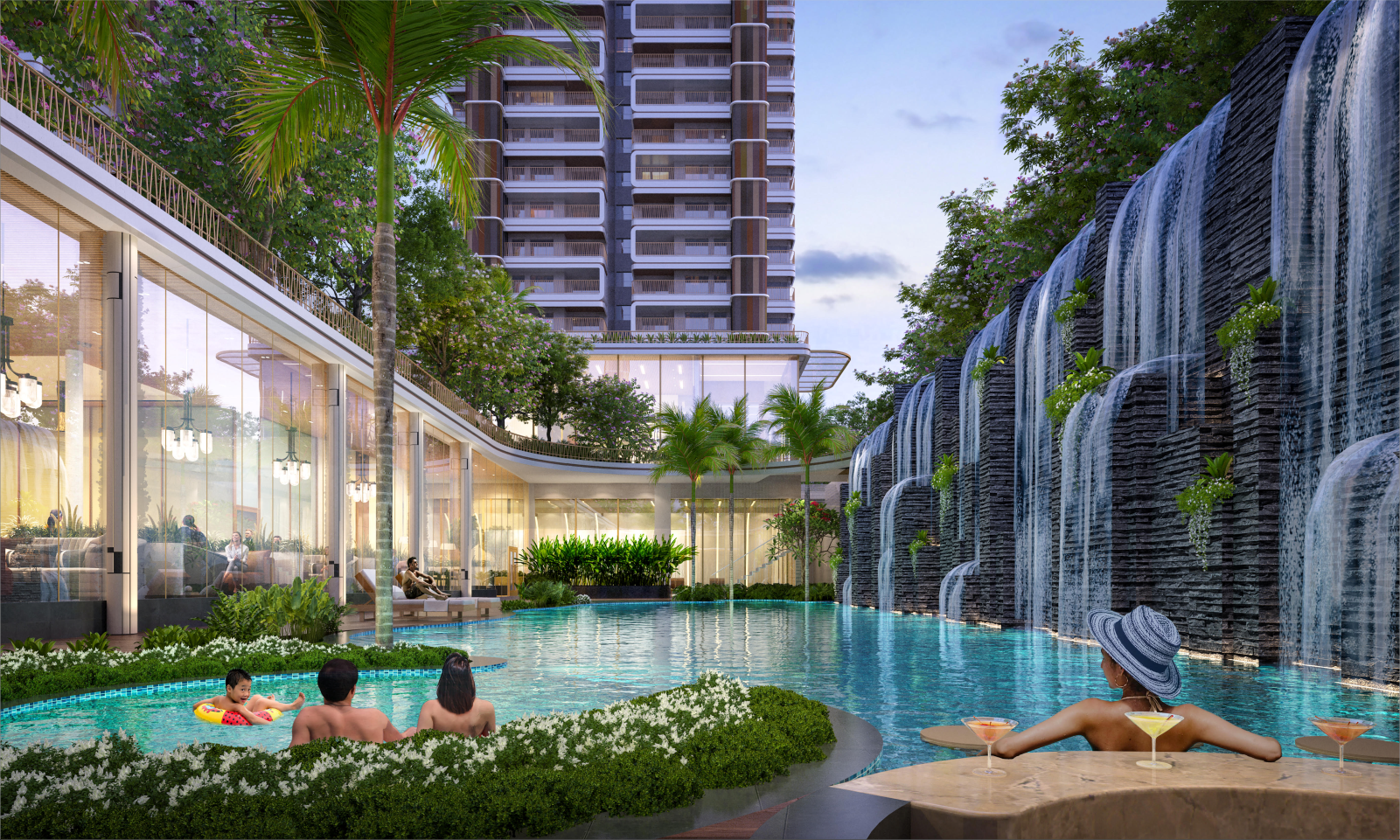 Maesta landscaped green spaces