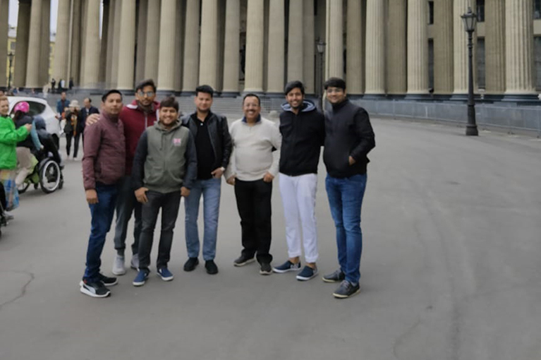 CRC Sales team enjoying trip to Russia in June 2019