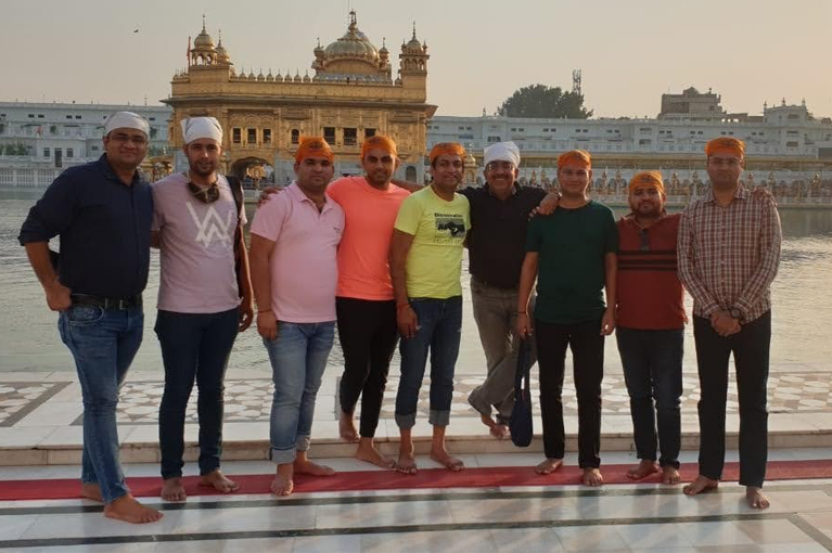 CRC Team enjoying trip to Amristar in Oct. 2020