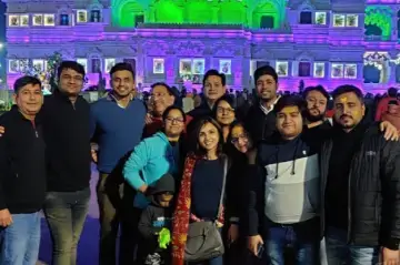 CRC Team enjoying trip to Vrindavan in Jan. 2020