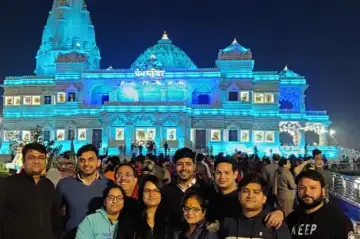 CRC Team enjoying trip to Vrindavan in Jan. 2020