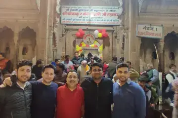 CRC Team enjoying trip to Vrindavan in Jan. 2020