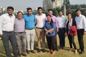 Team lunch at Jaypee Boomerang